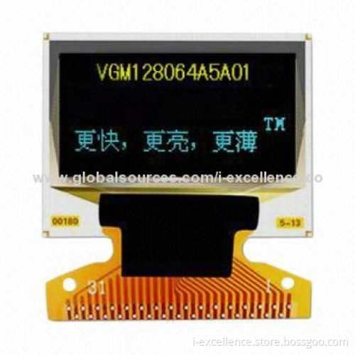 0.96-inch OLED Display Module with ZIF Connector and Blue Color